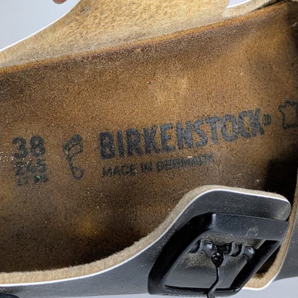 Birkenstock Sandals Milano Star Wars EU 38 White Black Storm Trooper Leather - Picture 2 of 15